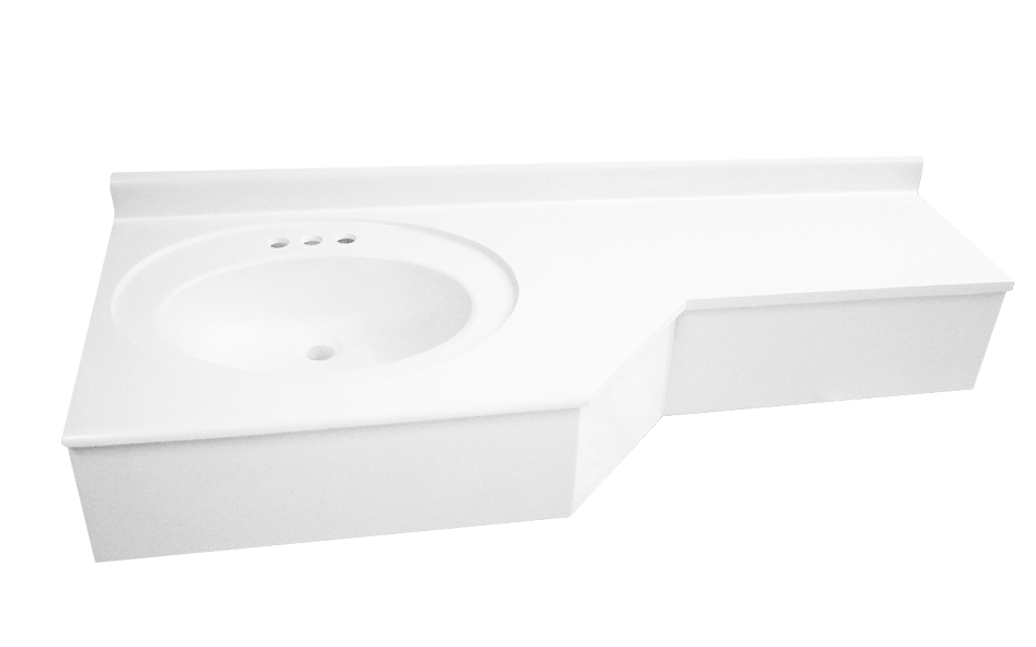 SOBRE MEDIDA TIPO PALETA CON FALDON CORRIDO DE 0.20 m.